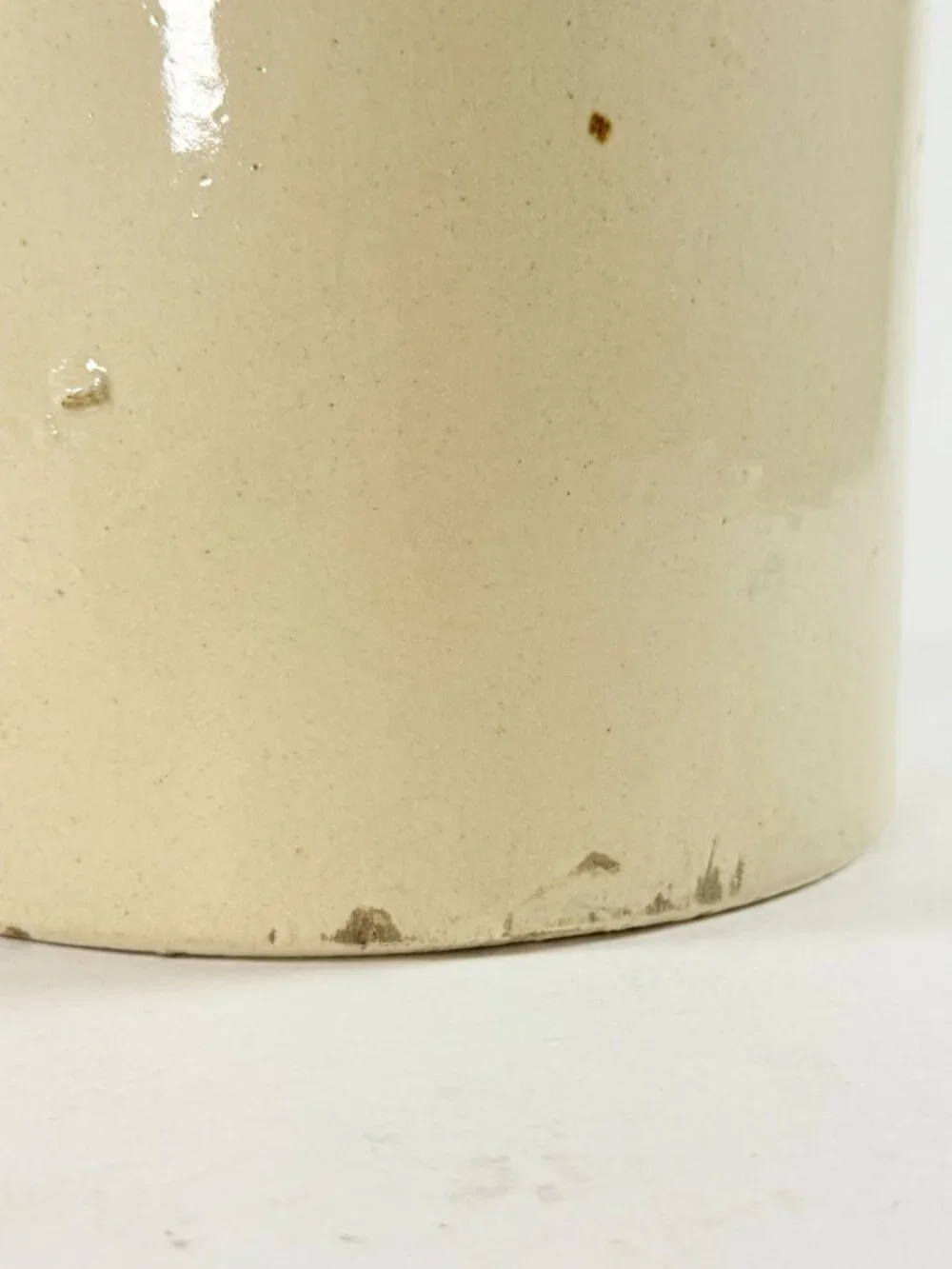 Vintage R.C.P. Co Akron Ohio Stoneware Whiskey Jug Two Tone Brown Crock